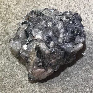 Type Locality - Sparkly Zinnwaldite with Quartz and Hematite from Germany